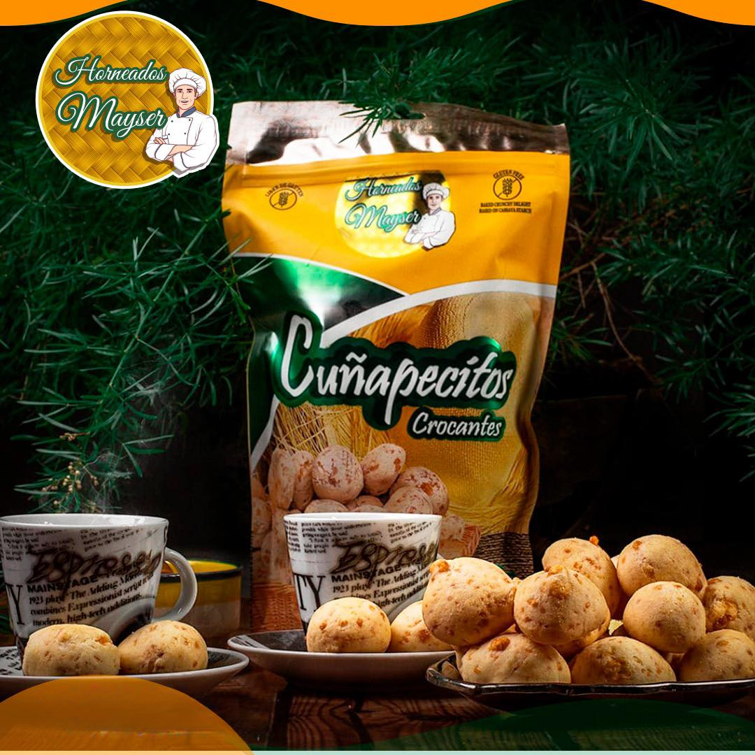 Horneados Mayser Cuñapé Crocante / Cassava Cheese Biscuit, 7 oz. (200 gr) Doy Pack