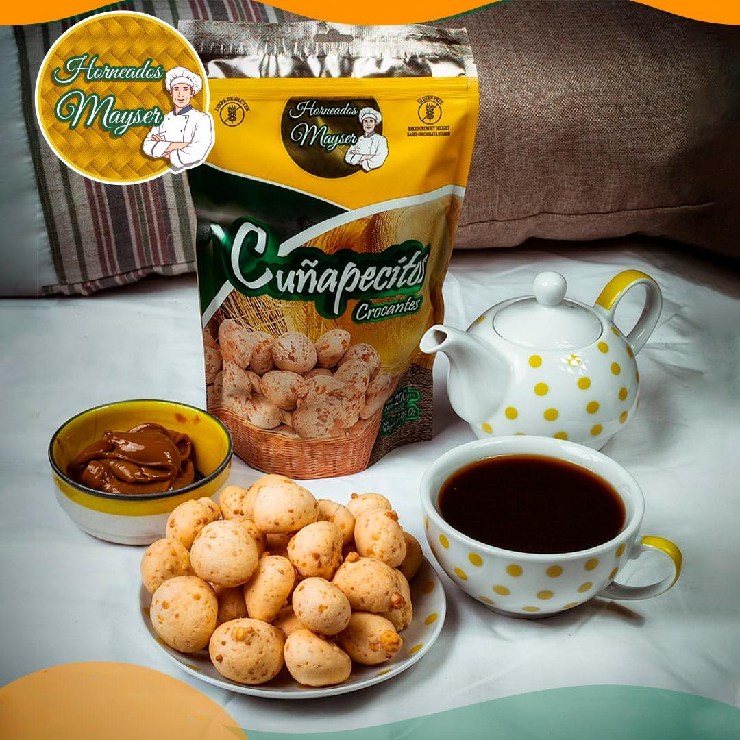 Horneados Mayser Cuñapé Crocante / Cassava Cheese Biscuit, 7 oz. (200 gr) Doy Pack