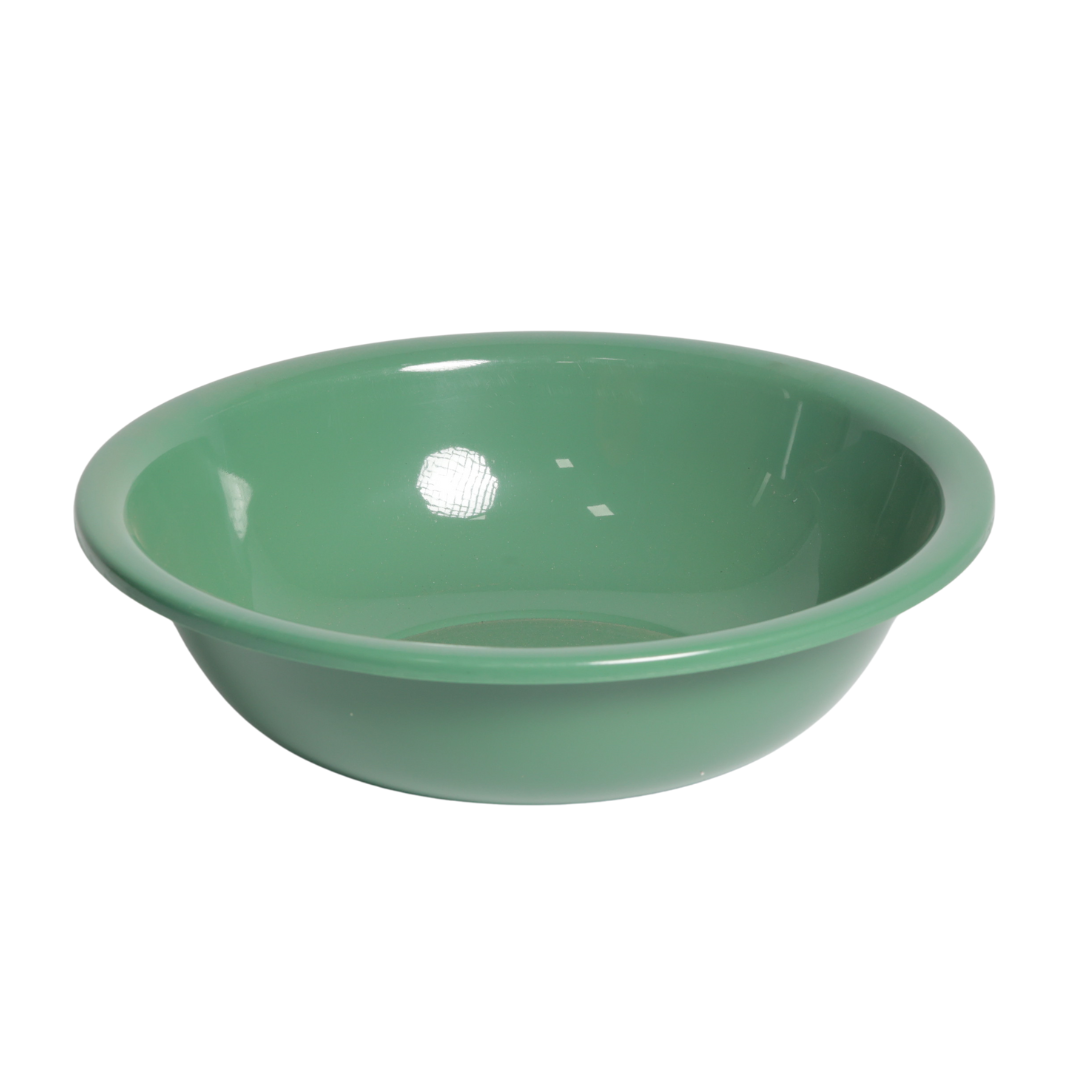 SUPERIOR Plásticos™ Recycled Plastic Multi-Purpose Tub, 5.8 L / 6 Qt Round Basin (Green)