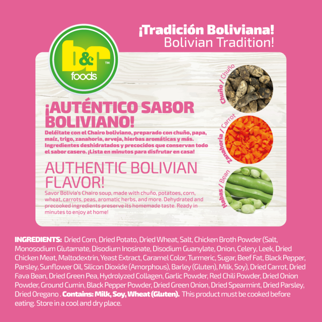 B&R Foods™ Mix Sopa de Chairo / Chairo Soup Mix, 7.5 oz. (215 g) Doy Pack
