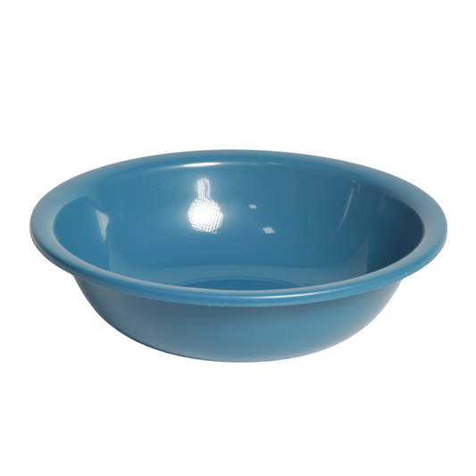 SUPERIOR Plásticos™ Recycled Plastic Multi-Purpose Tub, 5.8 L / 6 Qt Round Basin (Blue)