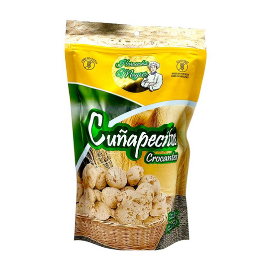 Horneados Mayser Cuñapé Crocante / Cassava Cheese Biscuit, 7 oz. (200 gr) Doy Pack