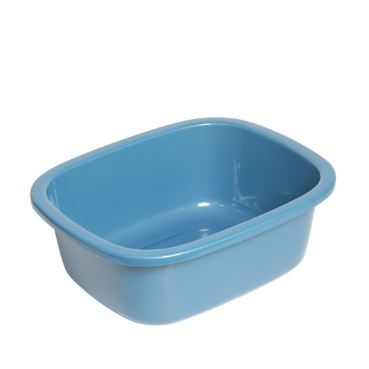 SUPERIOR Plásticos™ Recycled Plastic Multi-Purpose Tub, 8.6 L / 9 Qt Rectangular Basin (Blue)