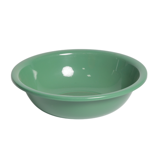 SUPERIOR Plásticos™ Recycled Plastic Multi-Purpose Tub, 5.8 L / 6 Qt Round Basin (Green)
