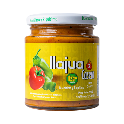 B&R Foods™ Llajua Casera Ahumada / Smoked Homemade Hot Sauce, 7.76 oz. (220 g.) Jar