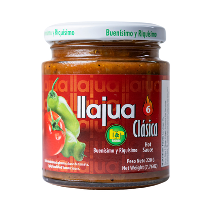 B&R Foods™ Llajua Clásica Ahumada / Smoked Classic Hot Sauce, 7.76 oz. (220 g.) Jar