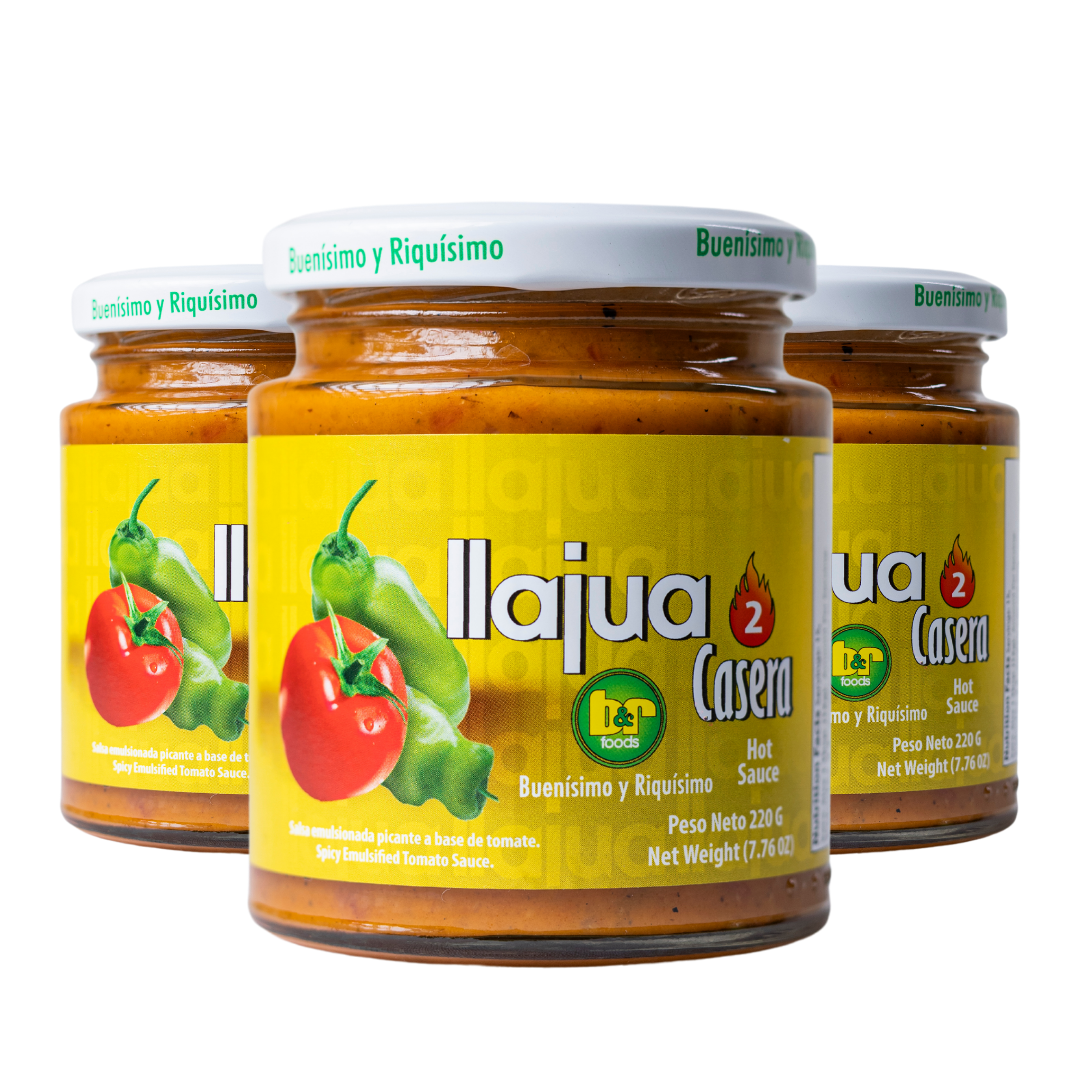 B&R Foods™ Llajua Casera Ahumada / Smoked Homemade Hot Sauce, 7.76 oz. (220 g.) Jar